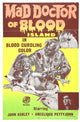 Mad Doctor of Blood Island Movie Poster Print featuring classic horror imagery.