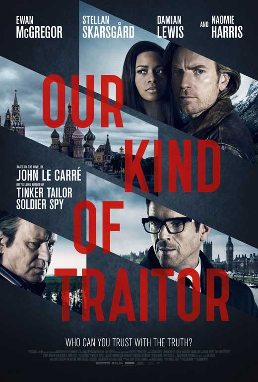 Our Kind of Traitor Movie Poster Print showcasing thrilling espionage art