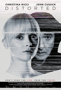 Distorted Movie Poster Print showcasing unique artistic design.