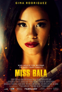 Miss Bala Movie Poster Print showcasing intense imagery