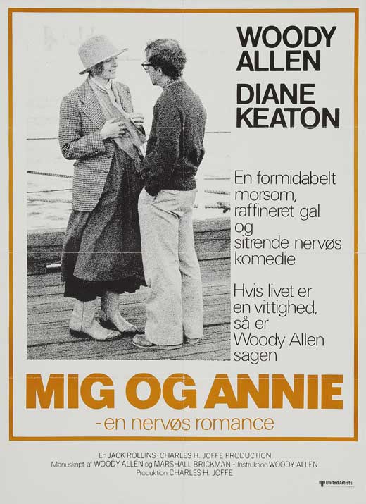 Annie Hall Movie Poster Print showcasing classic film art.