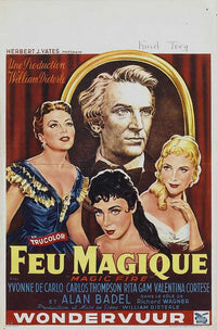 Magic Fire Movie Poster Print showcasing vibrant artwork.