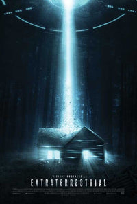 Extraterrestrial Movie Poster Print featuring vibrant sci-fi artwork.
