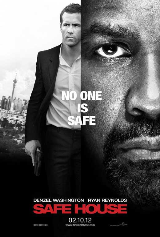 Safe House Movie Poster Print showcasing action thriller theme.