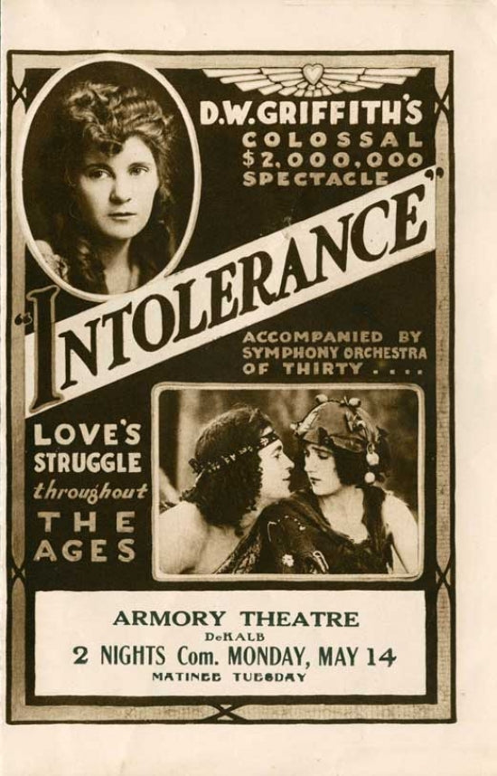 Intolerance Love's Struggle Throughout the Ages Movie Poster