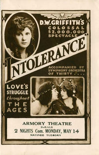 Intolerance Love's Struggle Throughout the Ages Movie Poster
