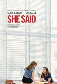 She Said Movie Poster Print - 27x40 | Posterazzi