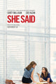 She Said Movie Poster Print - 27x40 | Posterazzi