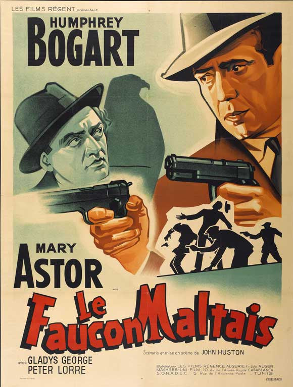 The Maltese Falcon Movie Poster Print (27x40) - Classic Film Art