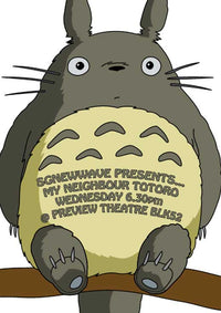 Totoro (My Neighbor) Movie Poster Print featuring the iconic character.
