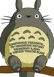 Totoro (My Neighbor) Movie Poster Print featuring the iconic character.