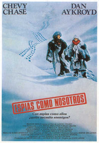 Spies Like Us Movie Poster Print featuring iconic comedy scenes
