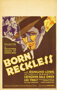 Born Reckless Movie Poster Print showcasing vibrant imagery.