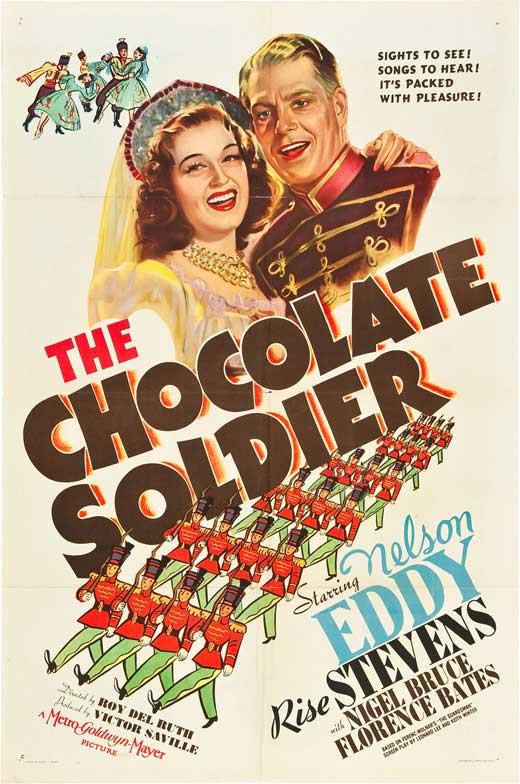 The Chocolate Soldier Movie Poster Print showing classic cinema art.