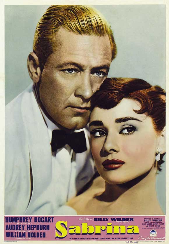 Sabrina Movie Poster Print showcasing classic film art.