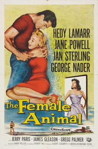 The Female Animal Movie Poster Print showcasing vibrant colors and dramatic design.