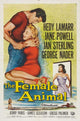 The Female Animal Movie Poster Print showcasing vibrant colors and dramatic design.