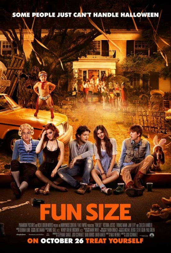 Fun Size Movie Poster showcasing vibrant colors and playful design.