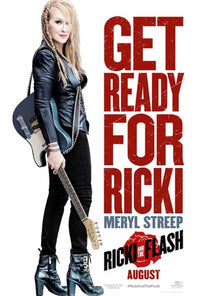 Ricki and the Flash Movie Poster Print featuring vibrant design.