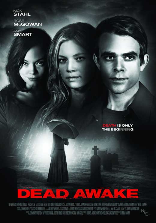 Dead Awake Movie Poster Print featuring captivating horror design