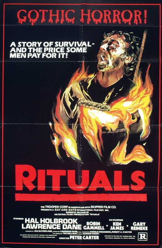 Rituals Movie Poster Print showcasing captivating visual art.