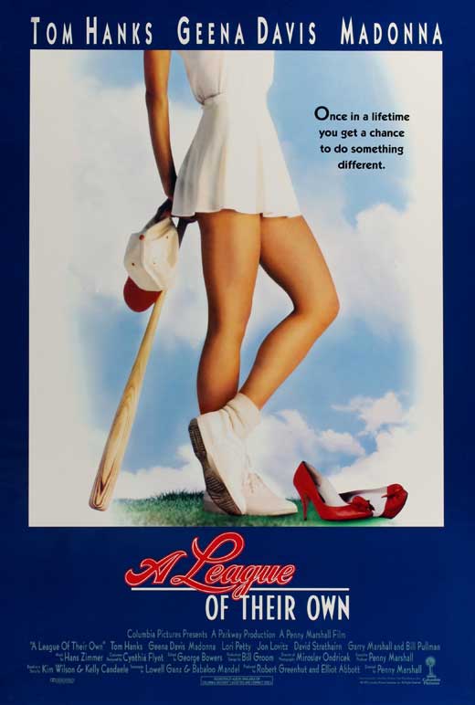 A League of Their Own Movie Poster Print showcasing iconic baseball imagery.