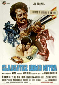 Slaughter Movie Poster Print showcasing classic film art.