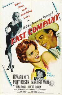 Fast Company Movie Poster Print showcasing cinematic artwork.