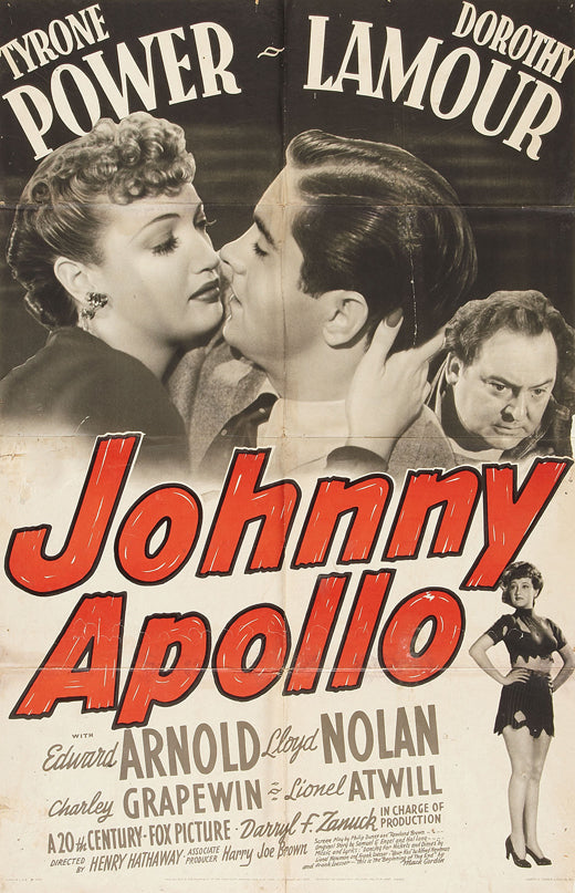 Johnny Apollo Movie Poster Print - Classic Film Art