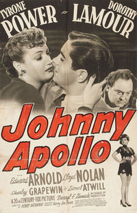 Johnny Apollo Movie Poster Print - Classic Film Art