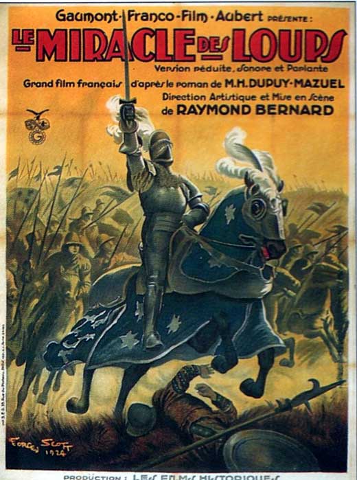 Miracle of the Wolves movie poster print showcasing vibrant artwork.