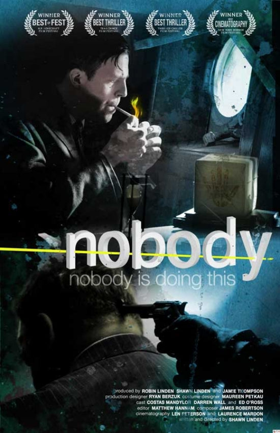 Nobody Movie Poster Print showcasing dynamic action and vibrant colors.