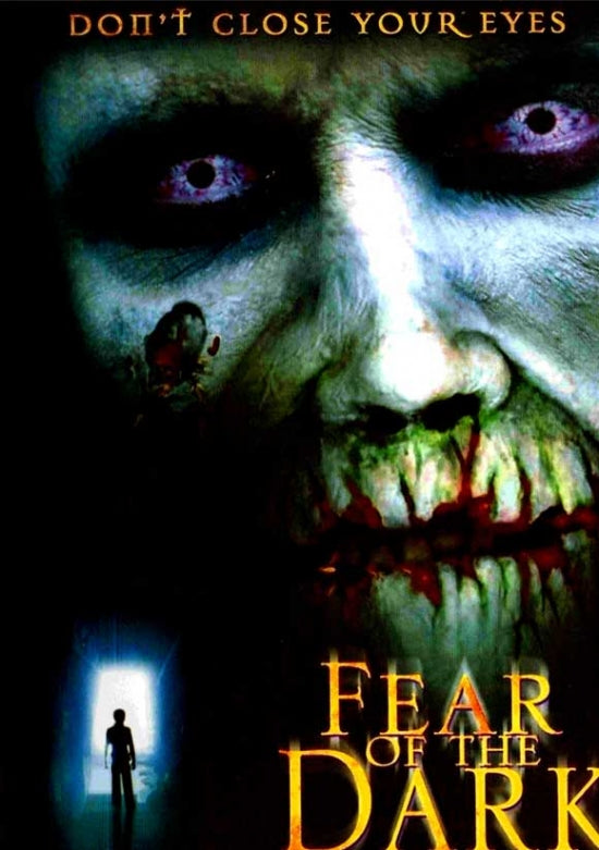 Fear of the Dark movie poster print featuring dramatic imagery.