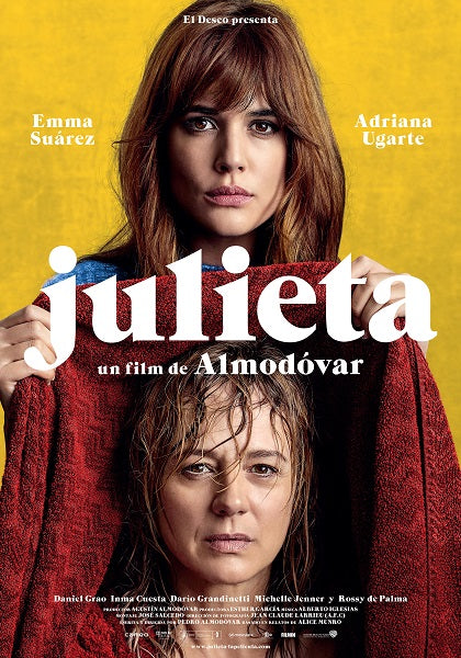 Julieta Movie Poster Print showcasing cinematic art.
