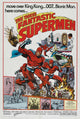 The Three Fantastic Supermen in the Orient Movie Poster Print featuring vibrant superhero imagery.