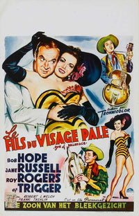Son of Paleface Movie Poster Print showcasing classic comedy film art.