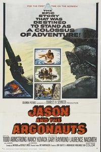 Jason and the Argonauts Movie Poster Print showcasing classic Greek mythology adventure.