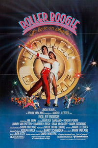Vibrant Roller Boogie Movie Poster Print showcasing retro roller disco culture.