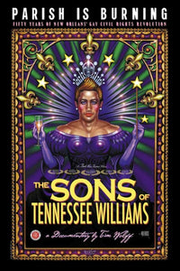 The Sons of Tennessee Williams movie poster, showcasing vibrant colors and artistic design.