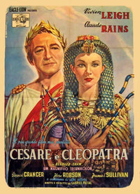 Caesar and Cleopatra Movie Poster Print showcasing the ancient drama.