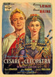 Caesar and Cleopatra Movie Poster Print showcasing the ancient drama.