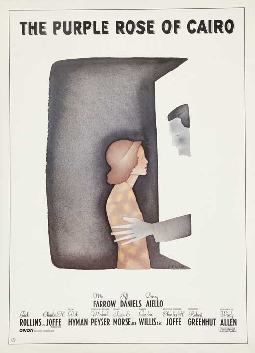 The Purple Rose of Cairo Movie Poster Print - Classic Film Art