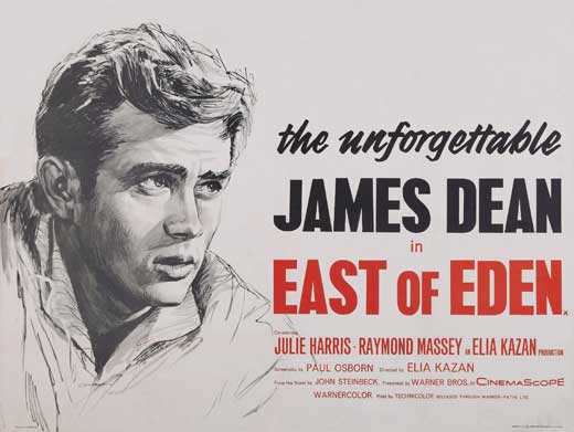 East of Eden movie poster print showcasing iconic film art.