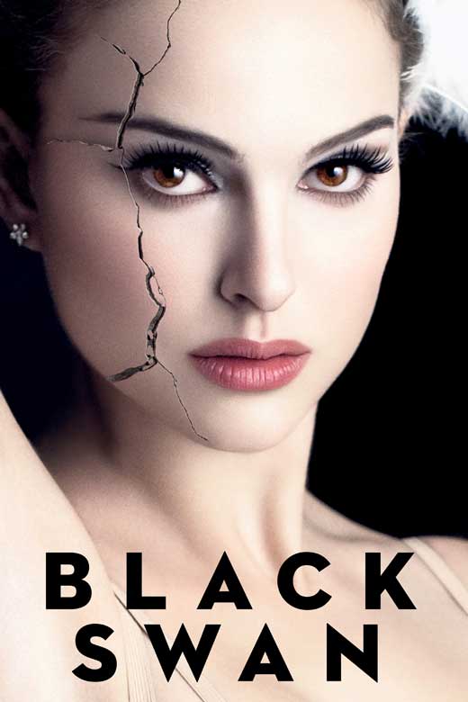 Black Swan Movie Poster Print featuring striking visuals and dramatic design.