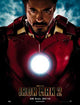 Iron Man 2 Movie Poster Print featuring the iconic superhero in action.