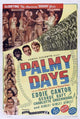 Palmy Days Movie Poster featuring classic film art.