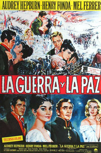War and Peace Movie Poster Print depicting a classic cinematic scene.