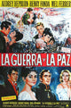 War and Peace Movie Poster Print depicting a classic cinematic scene.
