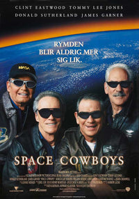 Space Cowboys Movie Poster Print showcasing adventure and camaraderie.