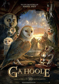 Legend of the Guardians: The Owls of Ga'Hoole Movie Poster Print featuring majestic owls.